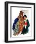 "Date at Hockey Game,"March 12, 1932-Ellen Pyle-Framed Giclee Print