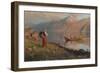 Date by the Fjord-Hans Andreas Dahl-Framed Giclee Print