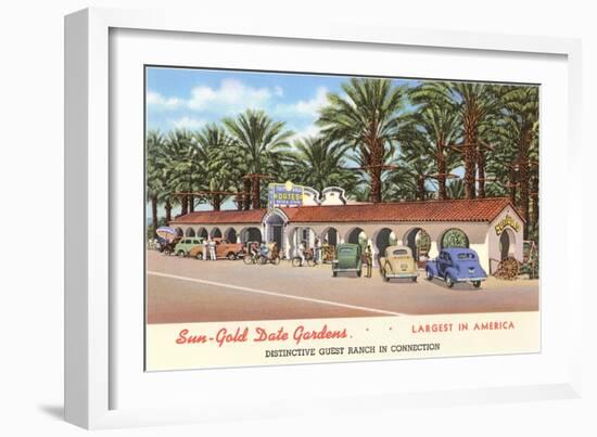 Date Gardens, Indio, California-null-Framed Art Print