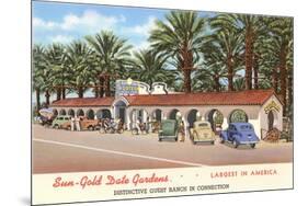 Date Gardens, Indio, California-null-Mounted Art Print