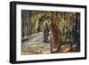 Date in Portici Forest, 1864-Giuseppe De Nittis-Framed Premium Giclee Print