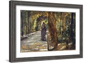 Date in Portici Forest, 1864-Giuseppe De Nittis-Framed Giclee Print