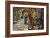 Date in Portici Forest, 1864-Giuseppe De Nittis-Framed Giclee Print