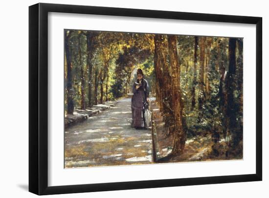 Date in Portici Forest, 1864-Giuseppe De Nittis-Framed Giclee Print