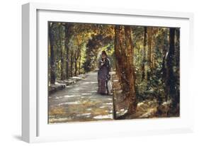 Date in Portici Forest, 1864-Giuseppe De Nittis-Framed Giclee Print