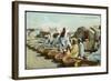 Date Market in Omdurman Sudan-null-Framed Art Print