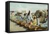 Date Market in Omdurman Sudan-null-Framed Stretched Canvas