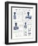 Daters and Markers-null-Framed Art Print