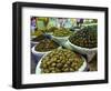 Dates, Walnuts and Figs For Sale in the Souk of the Old Medina of Fez, Morocco, North Africa-Michael Runkel-Framed Photographic Print