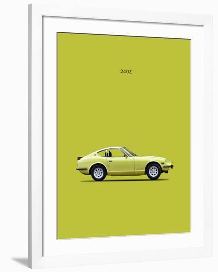 Datsun 240Z 1969-Mark Rogan-Framed Art Print