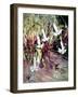 Daturas in Monet'sGarden-Mary Smith-Framed Giclee Print