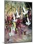 Daturas in Monet'sGarden-Mary Smith-Mounted Giclee Print