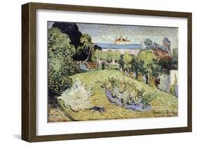 Daubigny's Garden by Vincent Van Gogh-Vincent van Gogh-Framed Giclee Print