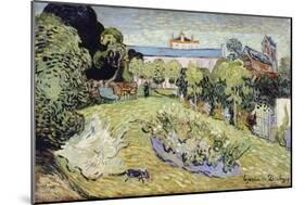 Daubigny's Garden by Vincent Van Gogh-Vincent van Gogh-Mounted Giclee Print
