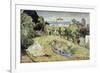 Daubigny's Garden by Vincent Van Gogh-Vincent van Gogh-Framed Giclee Print