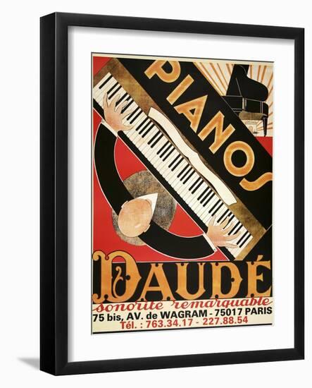 Daude Pianos-null-Framed Giclee Print