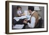 Daughter Bringing Father Cup of Coffee-William P. Gottlieb-Framed Photographic Print