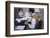 Daughter Bringing Father Cup of Coffee-William P. Gottlieb-Framed Photographic Print