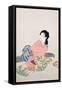 Daughter Miyuki-Shoen Uemura-Framed Stretched Canvas