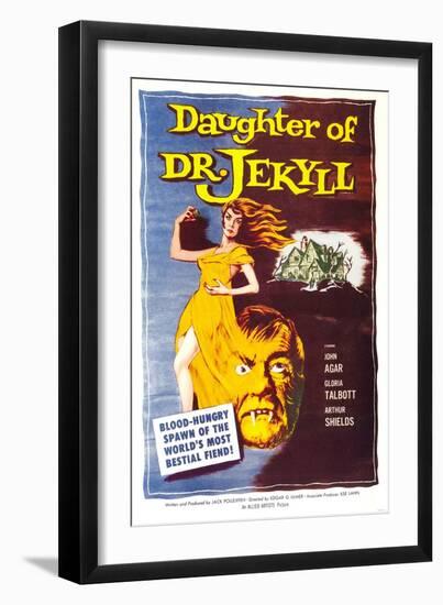 Daughter of Dr. Jekyll-null-Framed Art Print