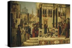 Daughter of Emperor Gordian Is Exorcised by St. Tryphon, 1507-Vittore Carpaccio-Stretched Canvas