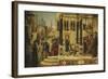 Daughter of Emperor Gordian Is Exorcised by St. Tryphon, 1507-Vittore Carpaccio-Framed Giclee Print