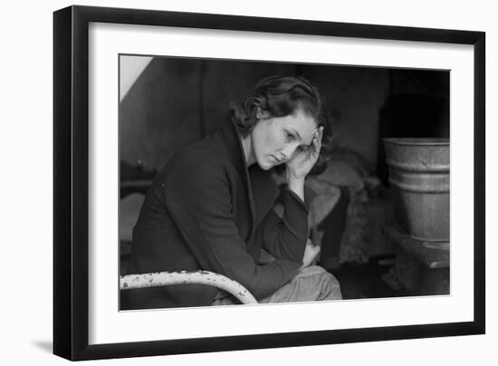 Daughter of Migrant Tennessee Coal Miner-Dorothea Lange-Framed Art Print