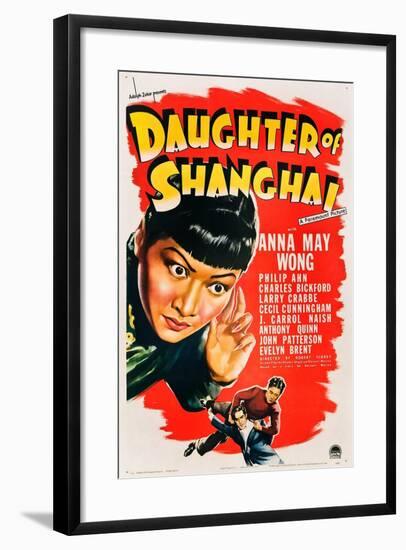 Daughter of Shanghai, Anna May Wong, Anthony Quinn, Philip Ahn, 1937-null-Framed Art Print