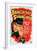 Daughter of Shanghai, Anna May Wong, Anthony Quinn, Philip Ahn, 1937-null-Framed Art Print