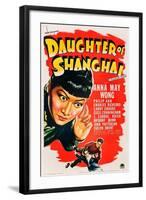 Daughter of Shanghai, Anna May Wong, Anthony Quinn, Philip Ahn, 1937-null-Framed Art Print