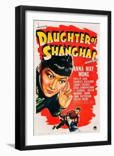 Daughter of Shanghai, Anna May Wong, Anthony Quinn, Philip Ahn, 1937-null-Framed Art Print