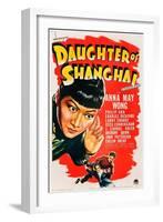 Daughter of Shanghai, Anna May Wong, Anthony Quinn, Philip Ahn, 1937-null-Framed Art Print