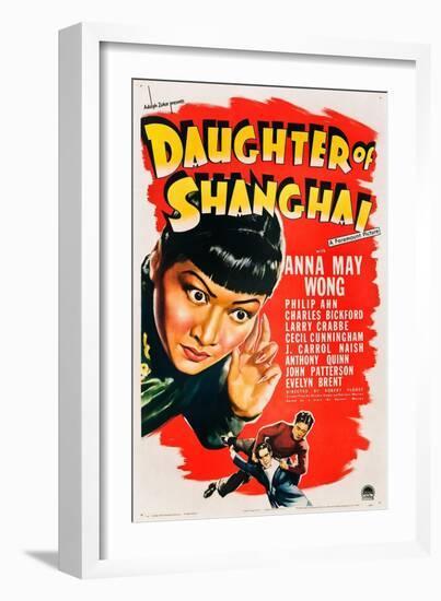 Daughter of Shanghai, Anna May Wong, Anthony Quinn, Philip Ahn, 1937-null-Framed Art Print