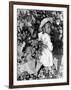 Daughter of Sharecropper, Lonnie Fair, in Field Picking Cotton-Alfred Eisenstaedt-Framed Photographic Print