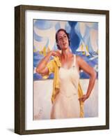 Daughter of the Sun-Giacomo Balla-Framed Giclee Print