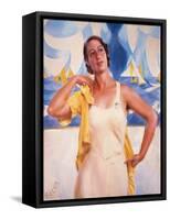 Daughter of the Sun-Giacomo Balla-Framed Stretched Canvas