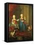 Daughters of Charles III of Bourbon-Giuseppe Bonito-Framed Stretched Canvas