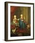 Daughters of Charles III of Bourbon-Giuseppe Bonito-Framed Giclee Print