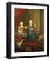 Daughters of Charles III of Bourbon-Giuseppe Bonito-Framed Giclee Print