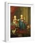 Daughters of Charles III of Bourbon-Giuseppe Bonito-Framed Giclee Print