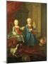 Daughters of Charles III of Bourbon-Giuseppe Bonito-Mounted Giclee Print