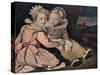 Daughters of the Painter, 17th Century-Paul de Vos-Stretched Canvas