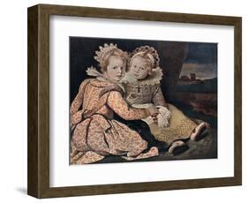 Daughters of the Painter, 17th Century-Paul de Vos-Framed Giclee Print