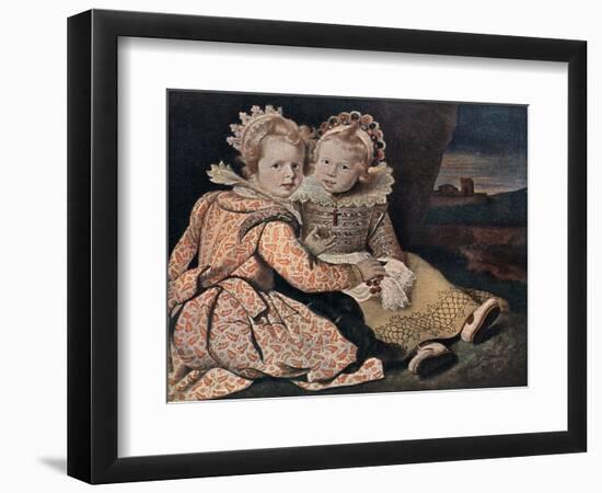 Daughters of the Painter, 17th Century-Paul de Vos-Framed Giclee Print