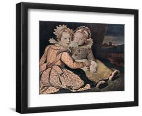 Daughters of the Painter, 17th Century-Paul de Vos-Framed Giclee Print