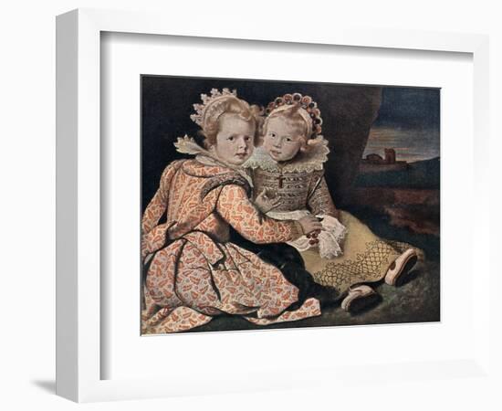 Daughters of the Painter, 17th Century-Paul de Vos-Framed Giclee Print