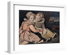 Daughters of the Painter, 17th Century-Paul de Vos-Framed Giclee Print