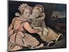 Daughters of the Painter, 17th Century-Paul de Vos-Mounted Giclee Print
