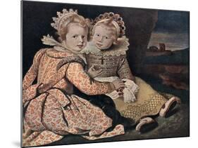 Daughters of the Painter, 17th Century-Paul de Vos-Mounted Giclee Print