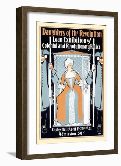 Daughters of the Revolution Loan Exhibition of Colonial and Revolutionary Relics-Elisha Brown Bird-Framed Art Print